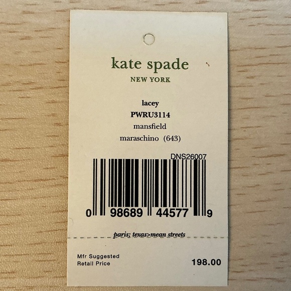 Kate Spade Lacey Wallet - Maraschino - Brand New! - Picture 4 of 8
